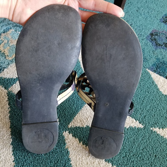 {Tory Burch} Patent Floral Miller - Picture 5 of 8